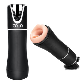 XGEN Zolo Automatic Blowjob Masturbator — Black, Rechargeable - X-ZO6031