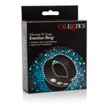 CalExotics Silicone Tri-Snap Adjustable Erection Ring (9 x .75/22.75 cm x 2 cm) - SE1413103
