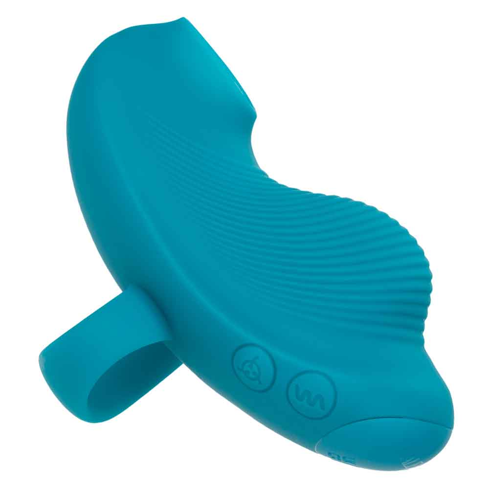 CalExotics Envy Handheld Suction Massager - Blue