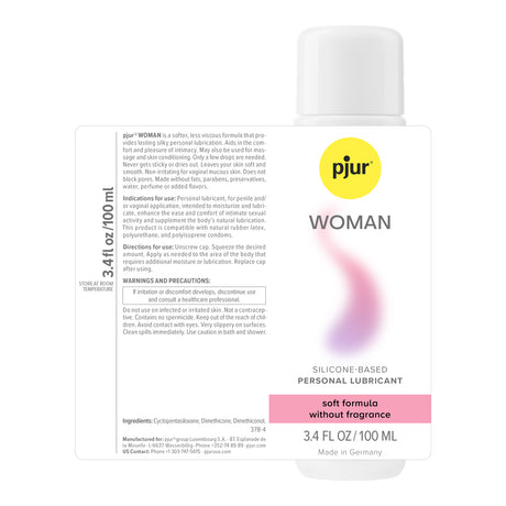 Pjur Woman Silicone 3.4 Fl. Oz. 100ml by Pjur