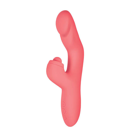 Nasstoys Goddess Heat-Up Tapping Massager — Coral Dual G‑Spot Stimulator - NW3199-1