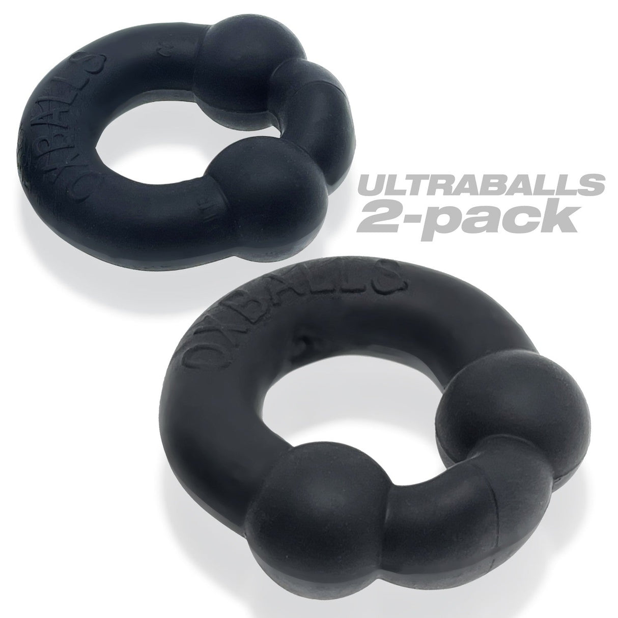 OXBALLS Ultraballs 2-Pack Cockring — Night (Plus Edition) - OX-3010-NGT