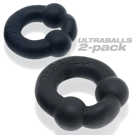 OXBALLS Ultraballs 2-Pack Cockring — Night (Plus Edition) - OX-3010-NGT