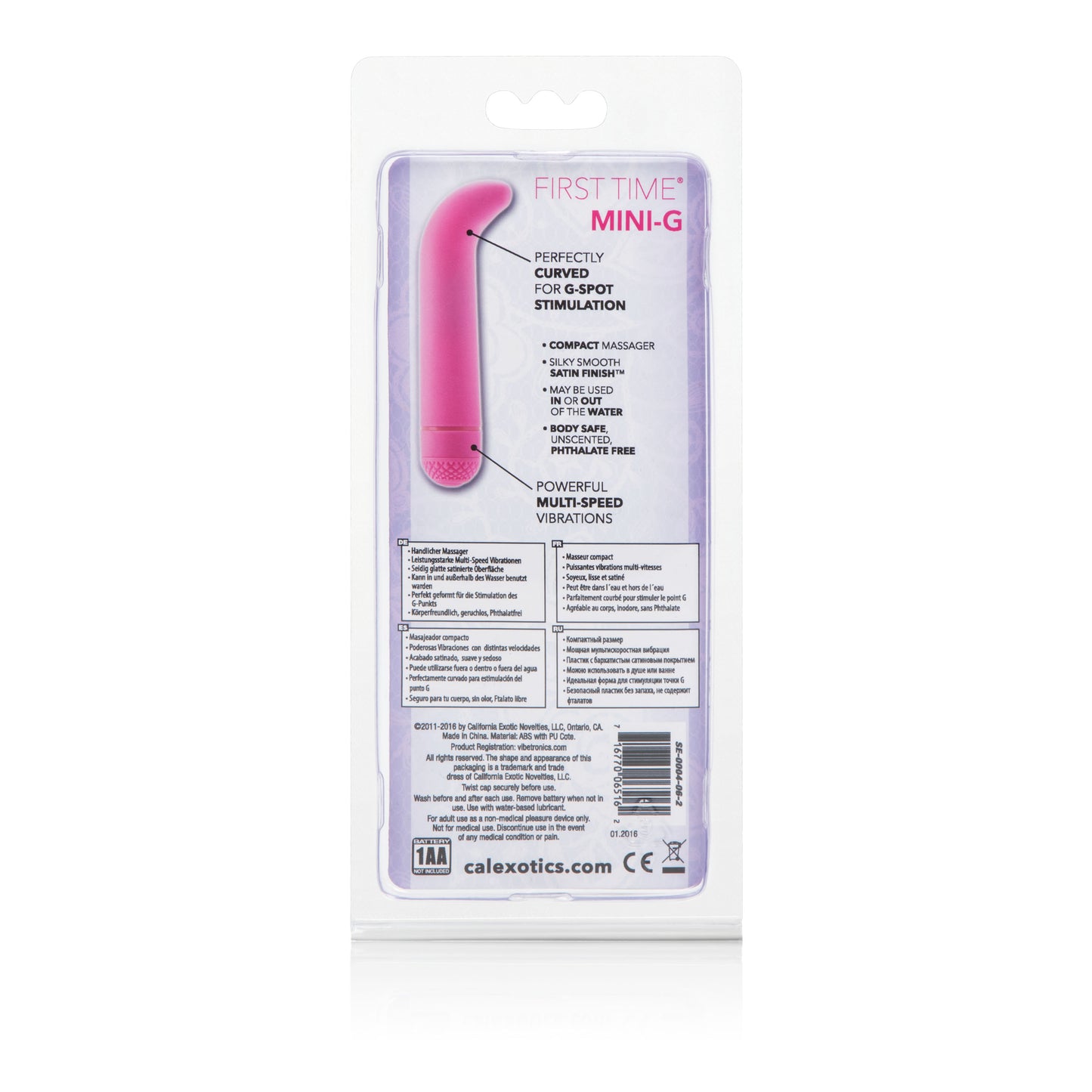 First Time Mini G-Vibe - Pink by CalExotics
