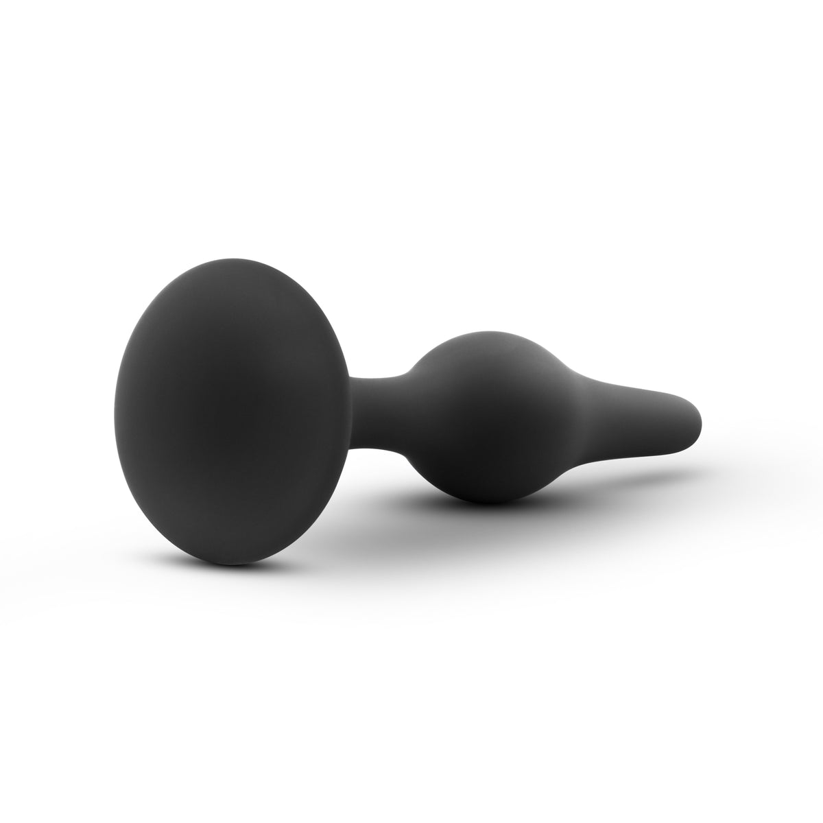 Blush Luxe Beginner Plug Small — Black Silicone, 0.75 in - BL-12615