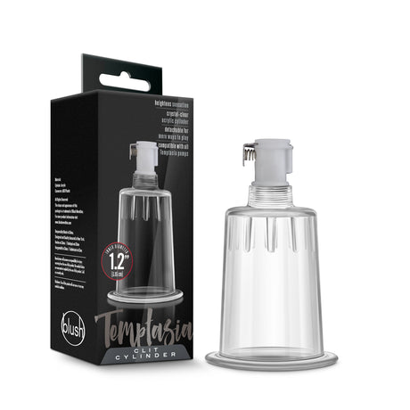 Blush Temptasia Clitoral Pump Cylinder — 1.2 Inch, Clear - BL-09991