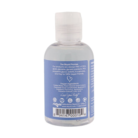 Sliquid Naturals Swirl Blue Raspberry Water-Based Lubricant, 4.2 fl oz - SLIQ010