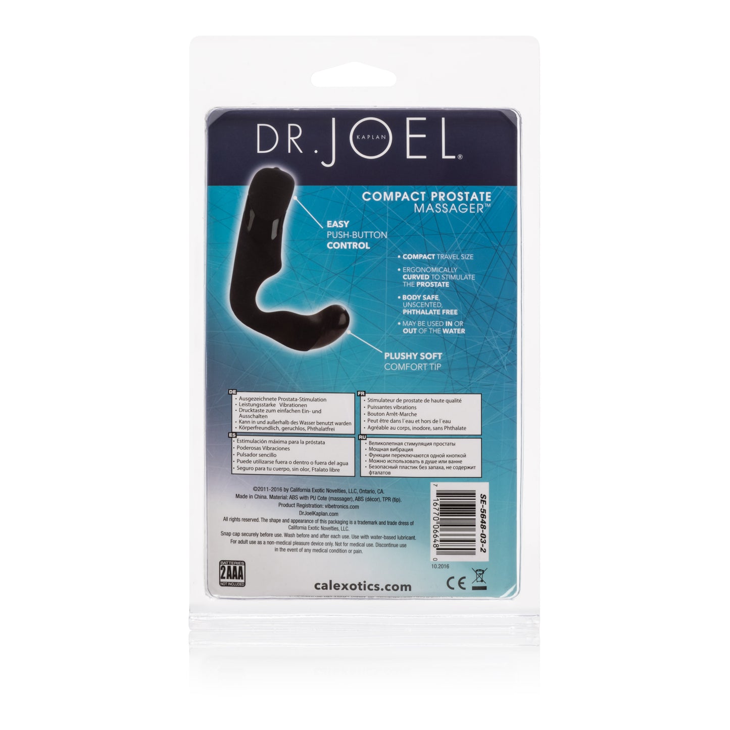 Dr. Joel Kaplan Compact Prostate Massager by CalExotics