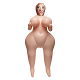 CalExotics Heavy Heather Inflatable Doll — Ivory, 60 in - SE7600303