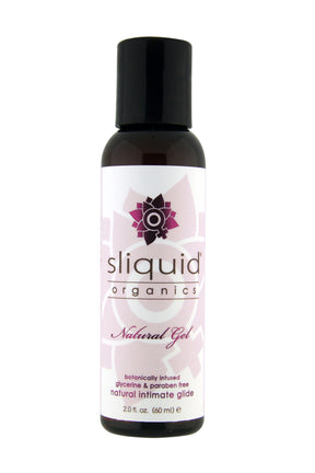 Sliquid Organics Natural Gel — Ultra‑Thick Aloe Lubricant, 2 fl. oz. - SLIQ097