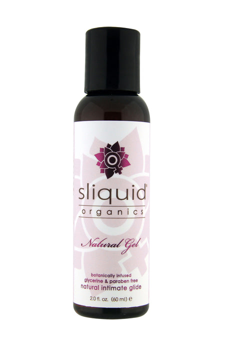 Sliquid Organics Natural Gel — Ultra‑Thick Aloe Lubricant, 2 fl. oz. - SLIQ097