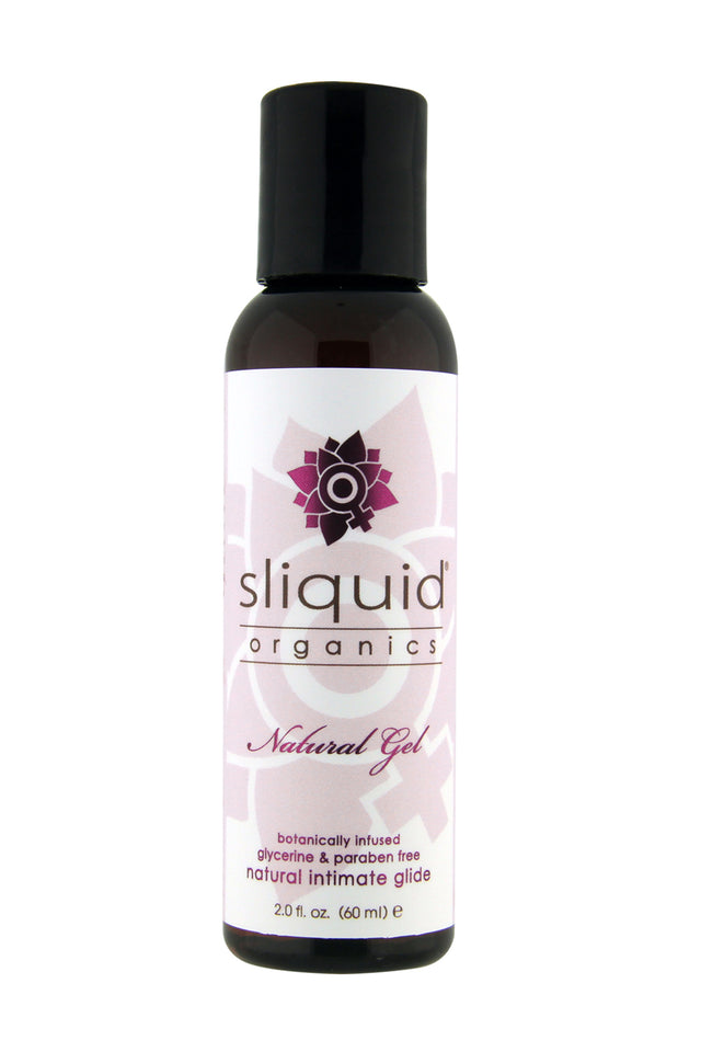 Sliquid Organics Natural Gel — Ultra‑Thick Aloe Lubricant, 2 fl. oz. - SLIQ097