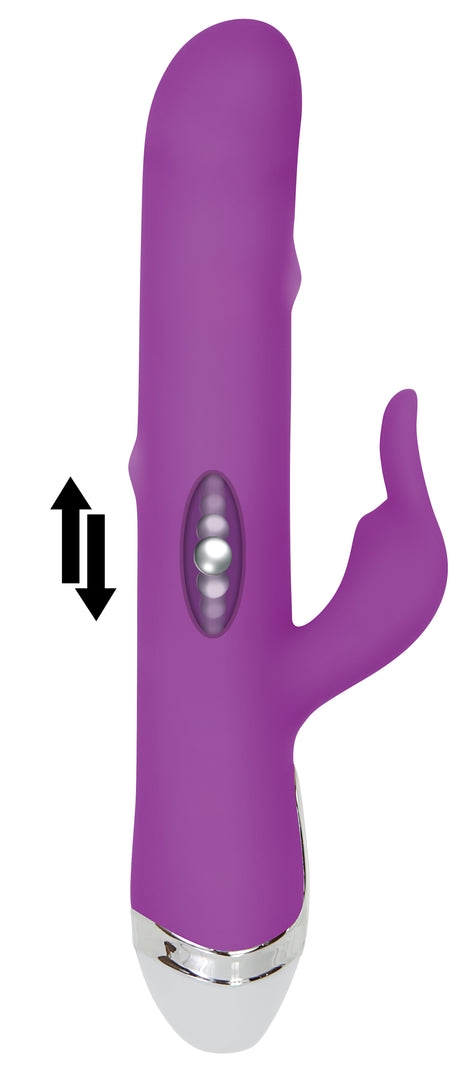Evolved Novelties Dancing Pearl Rabbit Vibrator — Purple - EN-RS-9902-2