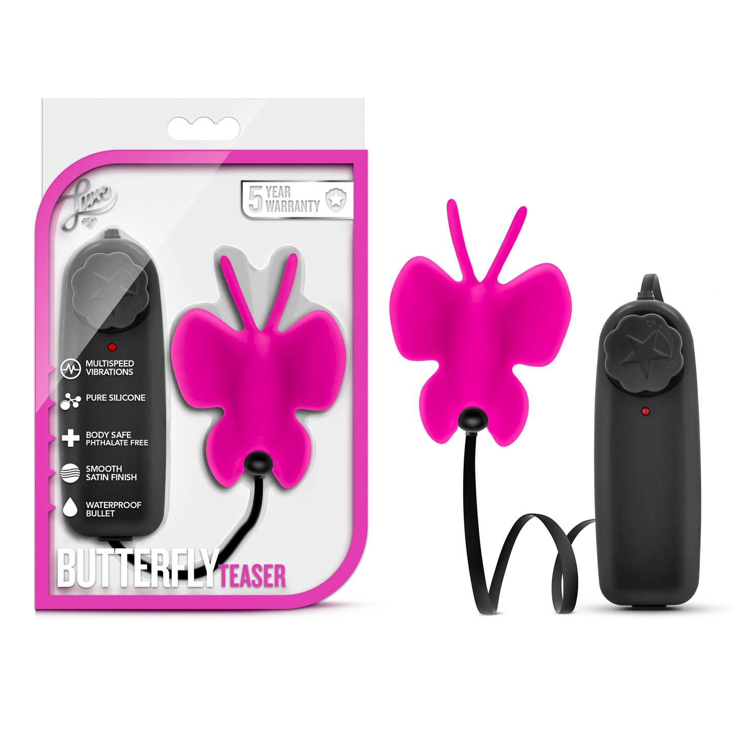 Luxe- Butterfly Teaser - Fuschia by Blush