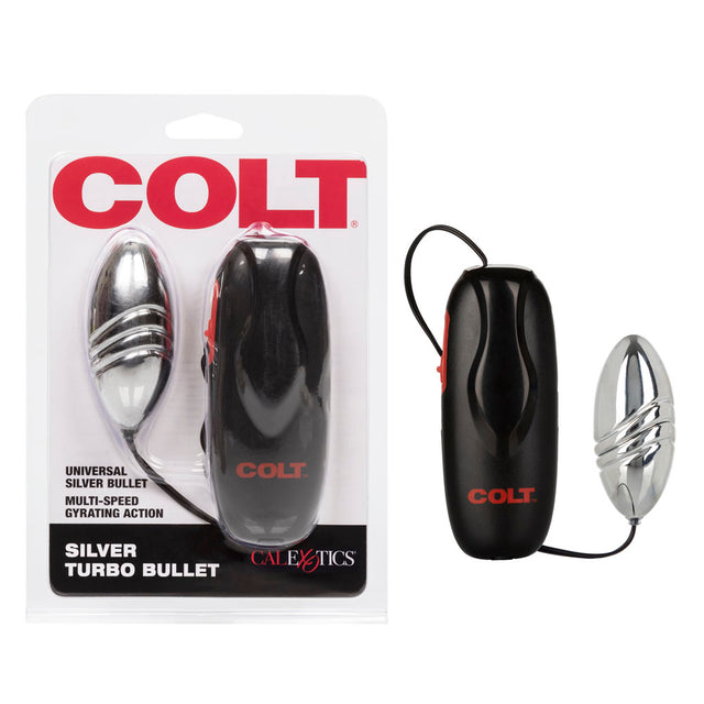 CalExotics Colt Turbo Bullet Vibrator — Silver - SE6890302