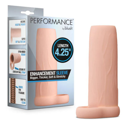 Blush Performance 4.25 Inch Enhancement Sleeve - Beige - BL-26833