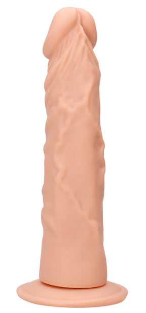 Shots 8" Realistic Dildo (No Scrotum) — Flesh, Suction Cup Base - SH-REA099FLE
