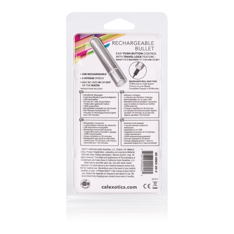 CalExotics Rechargeable Bullet Vibrator — 3.75 in - SE0062202