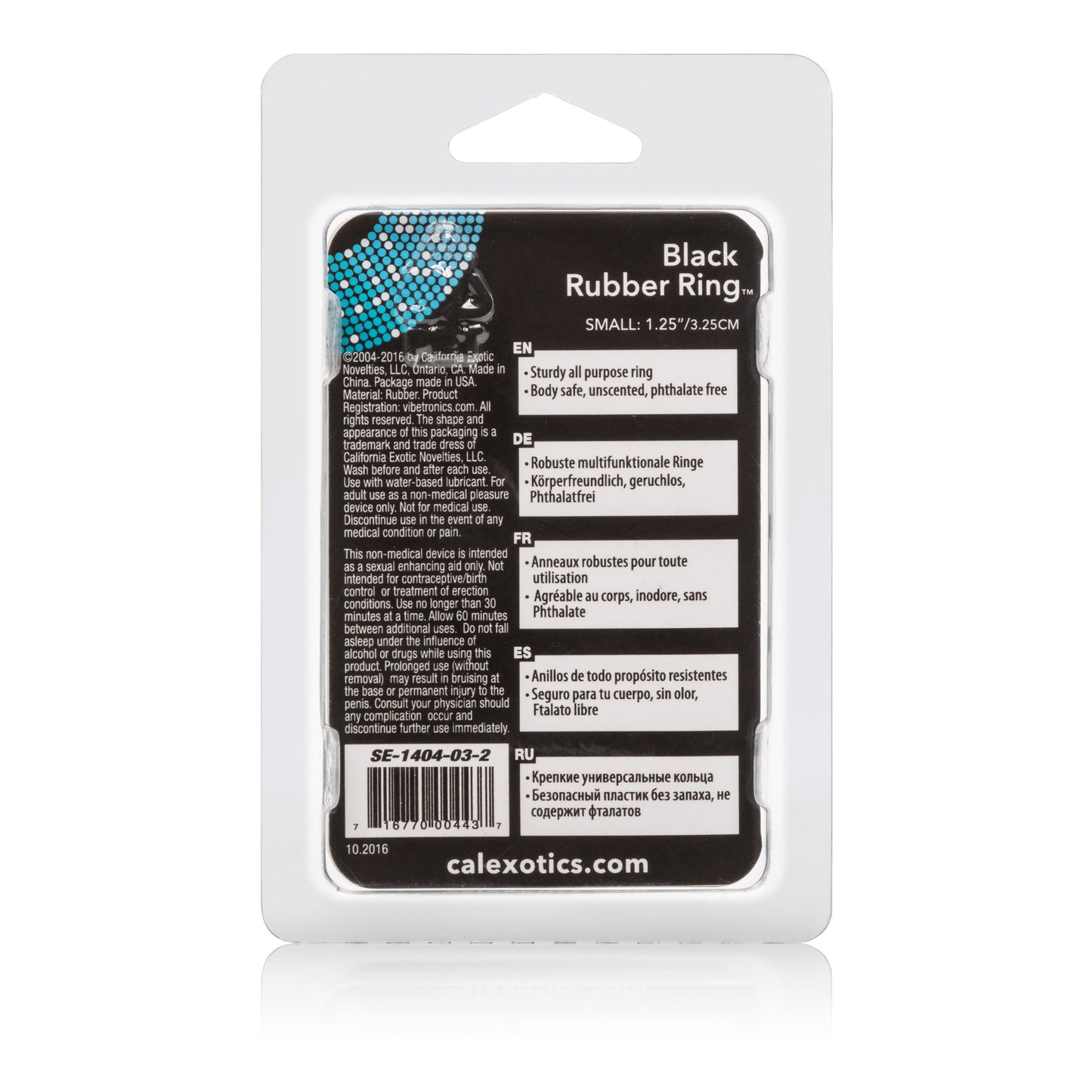 Rubber Ring - Small - Black by CalExotics