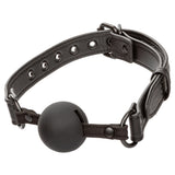 CalExotics Nocturnal Ball Gag, Silicone Black, 1.5 in Ball - SE2678053
