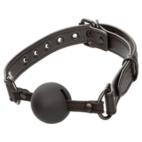 CalExotics Nocturnal Ball Gag, Silicone Black, 1.5 in Ball - SE2678053