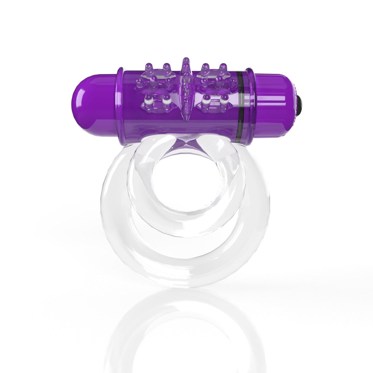 Screaming O Double O 6 Vibrating Double Ring, Grape - SO-4TD6-GP