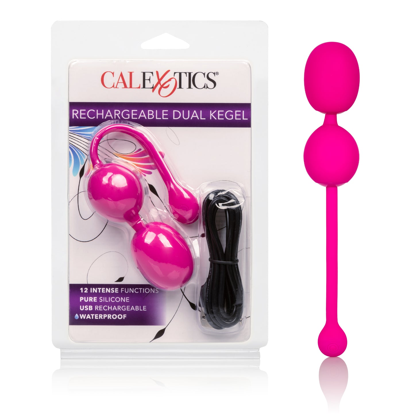 Rechargeable Dual Kegel - Pink by CalExotics
