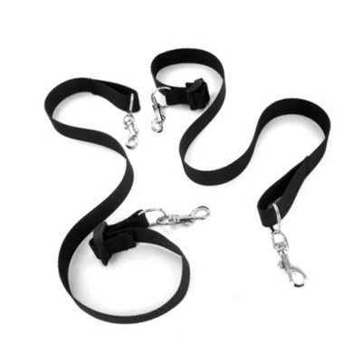 Frisky Nylon Tethers — Adjustable to 31 Inches, Black - FR-VE215