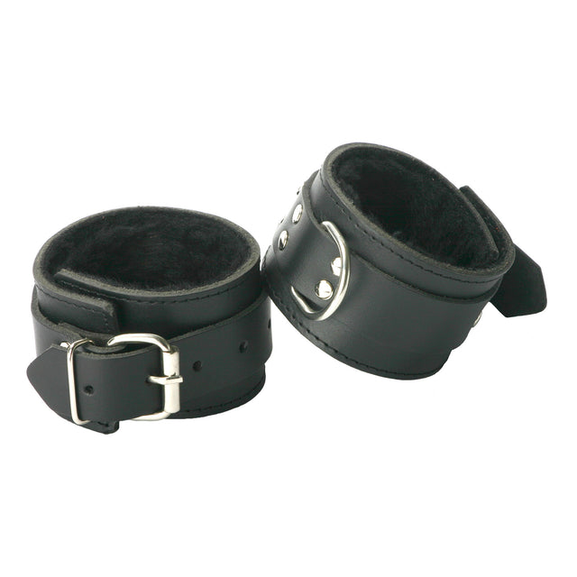 Strict Leather Fur-Lined Wrist Cuffs (Pair) - 811847017911