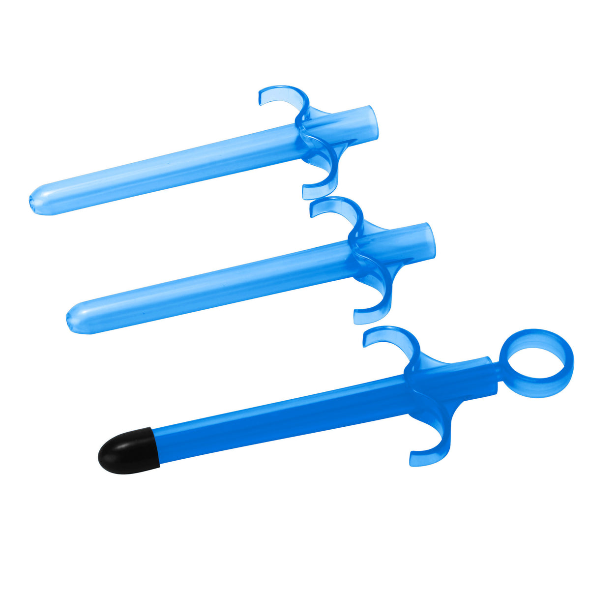 Trinity Vibes Lubricant Launcher 3-Pack, Smoke — 3.5-inch Insertable - TV-VF804-SMO