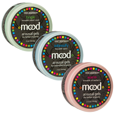 Mood Arousal Gels - Warm, Tingle, Intensify Bulk by Doc Johnson