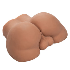 CalExotics Stroke It Bottom Banger Anal Stroker — Brown (7.5+ lb, Life-Size) - SE0914103