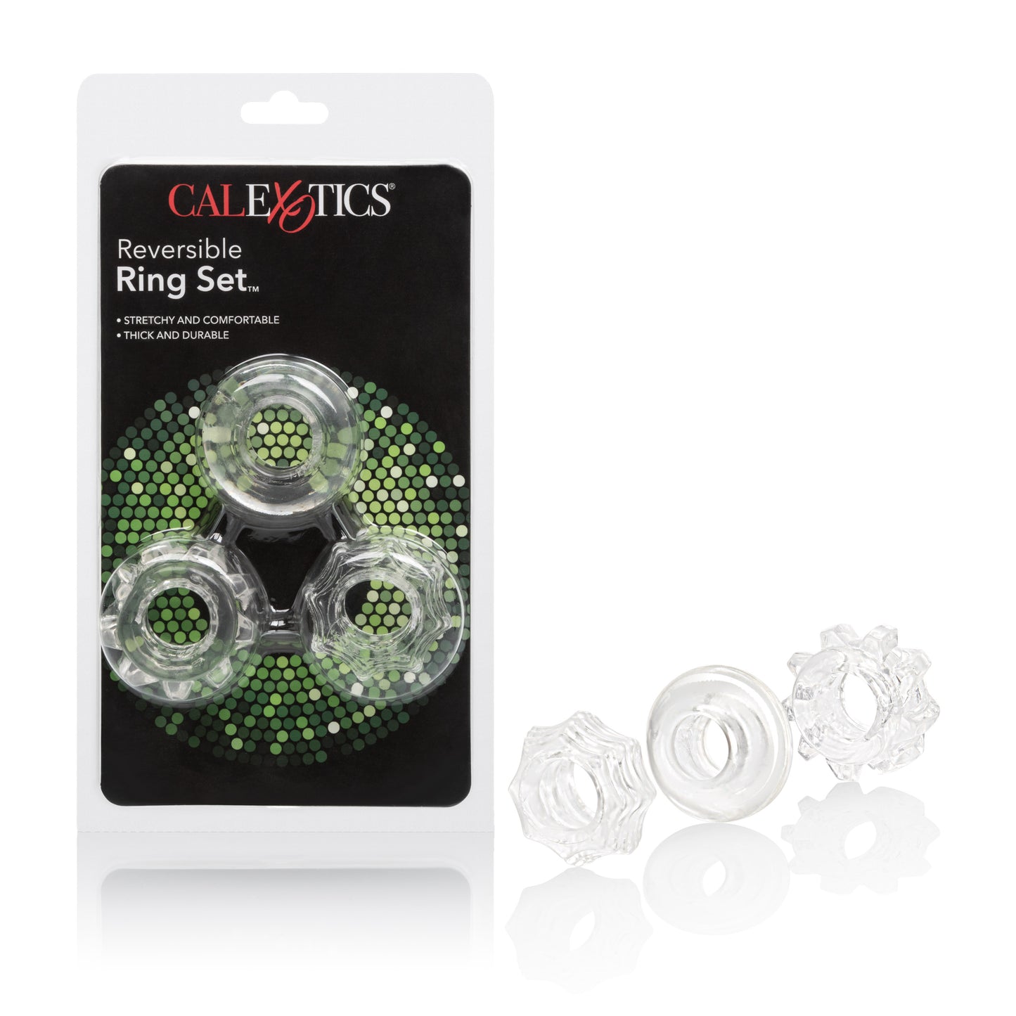 Reversible Ring Set - Clear by CalExotics