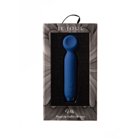 Je Joue Vita Wand-Tip Bullet Vibrator, Cobalt Blue - JE937BL