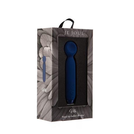 Je Joue Vita Wand-Tip Bullet Vibrator, Cobalt Blue - JE937BL