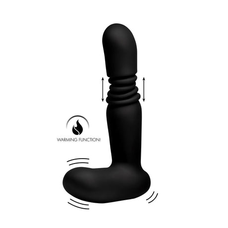 Silicone Thrusting Anal Plug With Remote Control by XR Brands