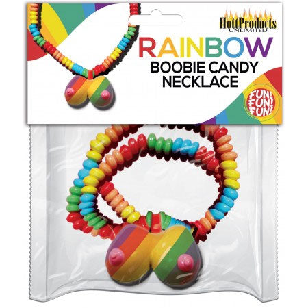 Rainbow Boobie Candy Necklace by Hott Products