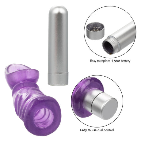 CalExotics Clit Climax Clitoral Stimulator — Purple - SE0597103