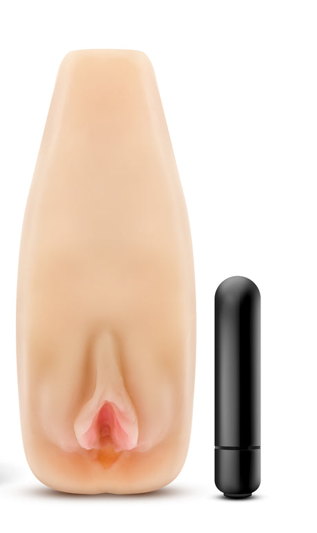Blush Natasha M Elite Soft & Wet Male Masturbator — Beige, 7 in - BL-72713