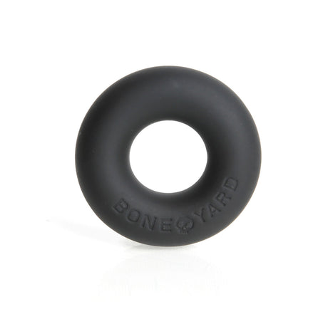 Rascal Ultimate Silicone Cock Ring — Black (50mm OD, 20mm ID) - BY-0450