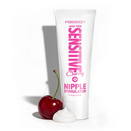 XR Brands Make Them Sensitive Nipple Stimulator - Cherry - AH922