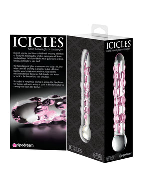 Icicles No. 7 - Clear / Pink by Pipedream