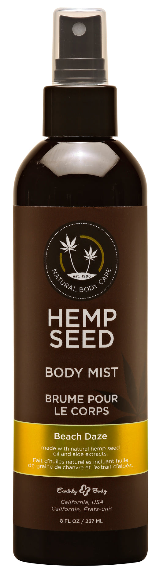 Earthly Body Hemp Seed Body Mist — Beach Daze, 8 fl oz - EB-SP045