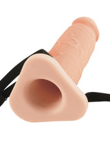 Fantasy X-Tensions 8-Inch Silicone Hollow Extension - Flesh by Pipedream