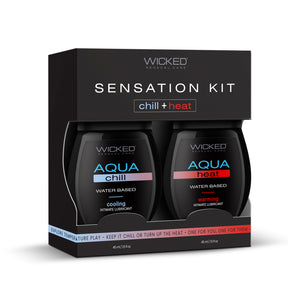Wicked Sensual Care Sensation Kit Cooling & Warming Lubricants, 1.5 fl oz - WS-99220