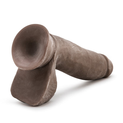 Au Naturel - 7 Inch Sensa Feel Dildo - Chocolate by Blush