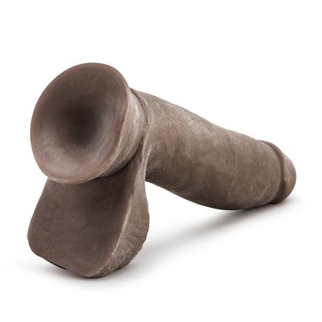 Blush Au Naturel 7 Inch Sensa Feel Dildo, Chocolate - BL-36416
