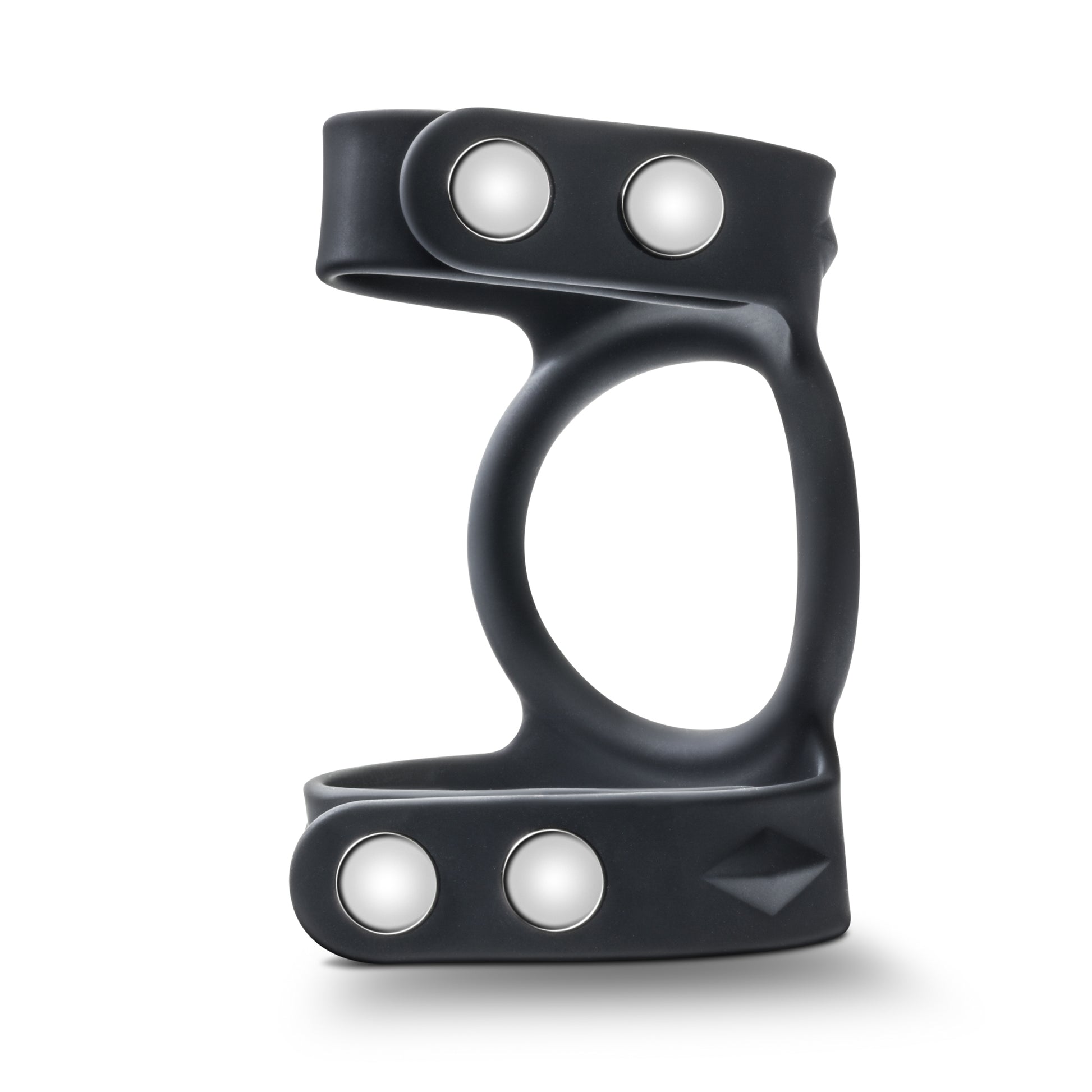 Performance - Vs8 - Silicone Double Cock & Ball Strap - Black by Blush