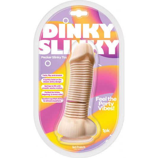 Hott Products Dinky Slinky Pecker Suction-Cup Dildo - HTP3757