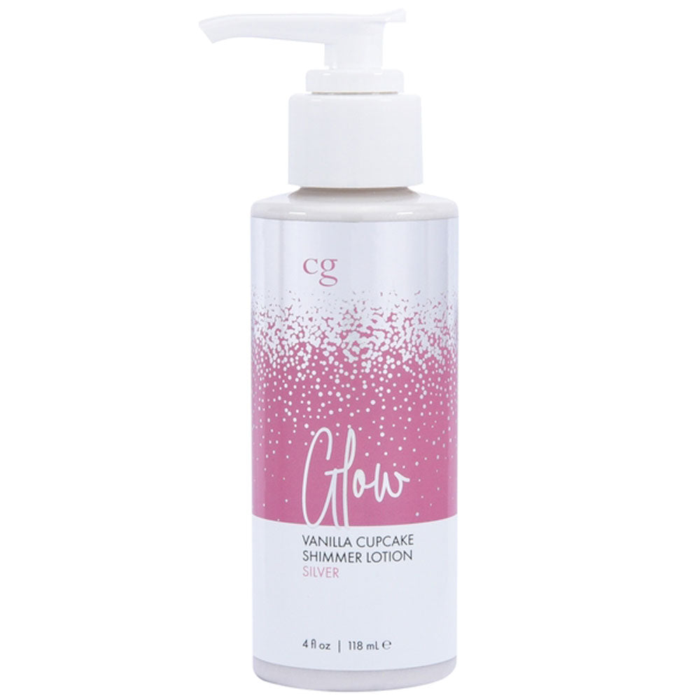 "Glow Vanilla Cupcake Shimmer Lotion Silver 4 Oz CGC1303-04"